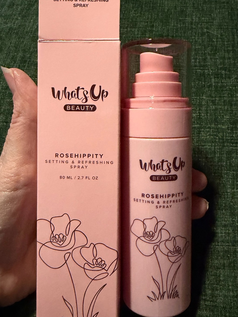 Rosehippity Setting & Refreshing makeup Spray from What’s Up Beauty